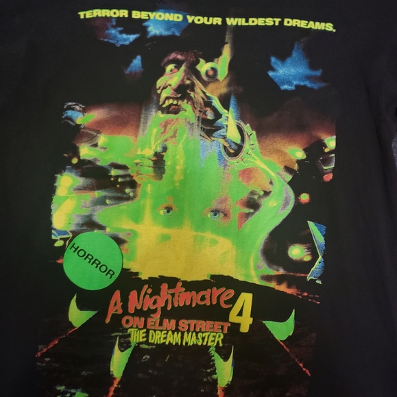 A Nightmare On Elm Street 4 Mens Medium Shirt Freddy Krueger 80's Horror Dream. - Picture 5 of 5